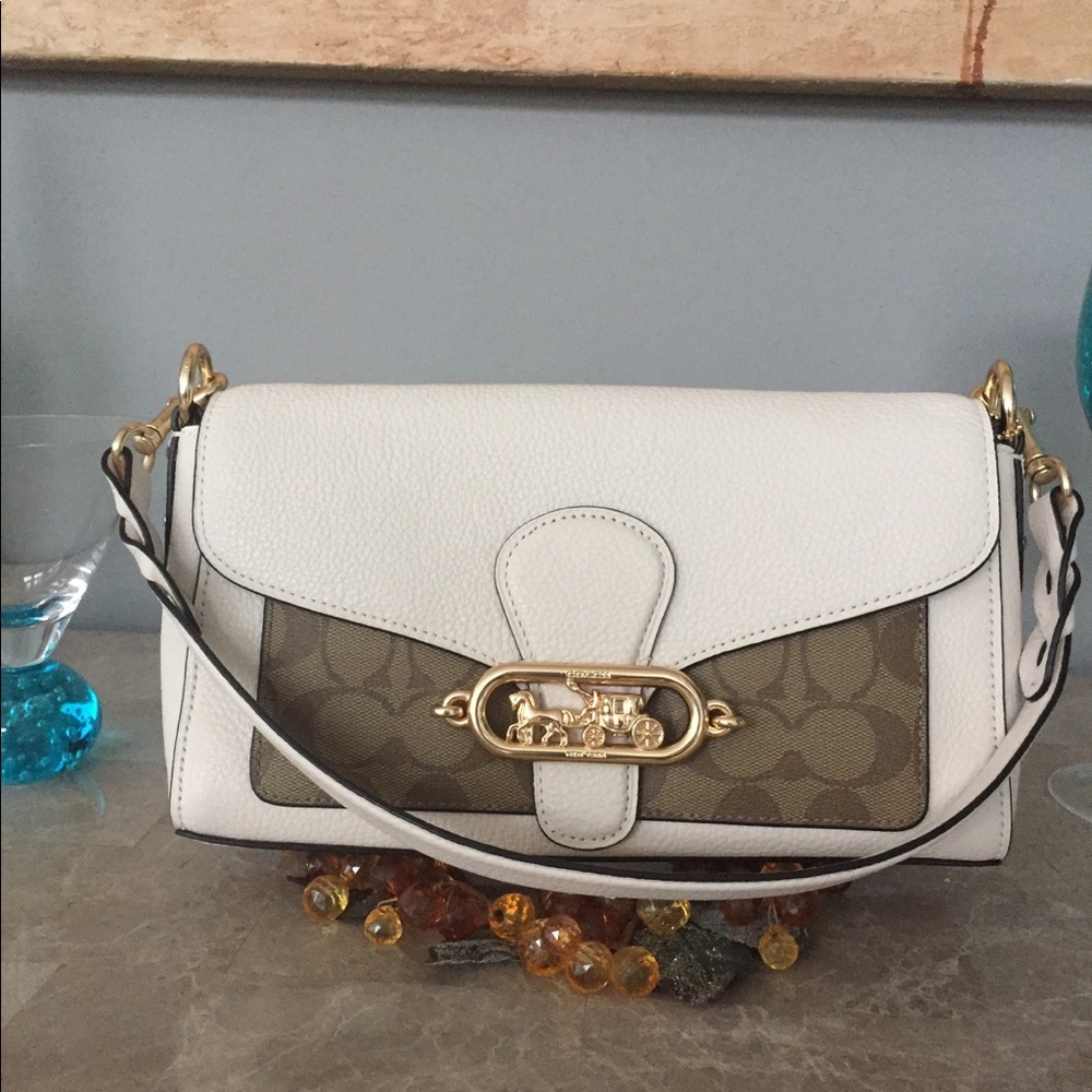 Coach signature leather bag - Off-white - Picture 2 of 6